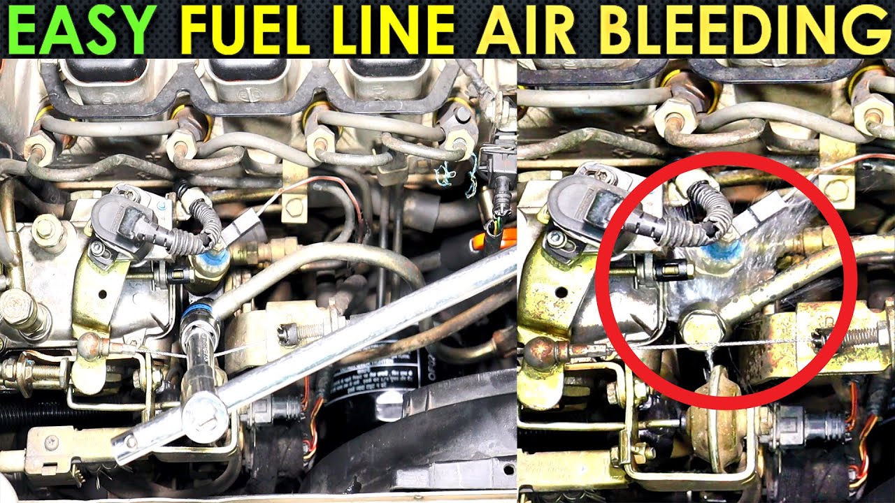 How Do You Get Air Out Of Fuel Injectors?